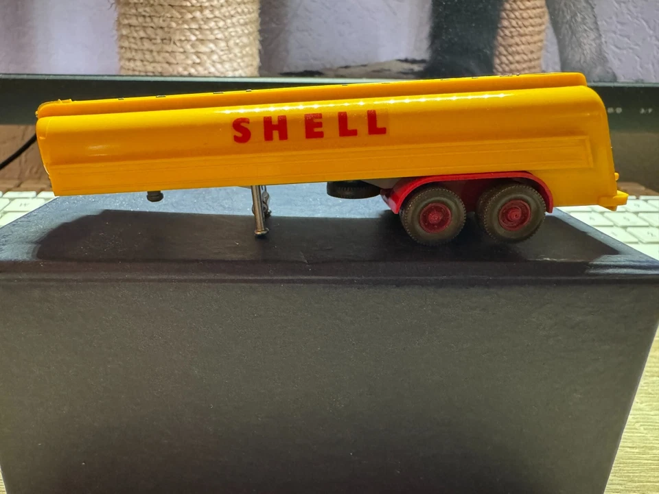 Wiking Camion Shell Rimorchio Buone Condizioni 1:87 - Immagine 1 di 4