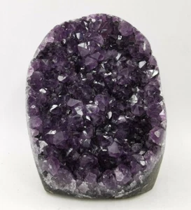 A Grade Natural Uruguay Agate & Purple Amethyst Crystal Cut Base Freeform - Picture 1 of 9