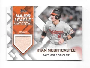 2022 Topps Update RYAN MOUNTCASTLE Major League Material Relic - ORIOLES -  - Picture 1 of 1