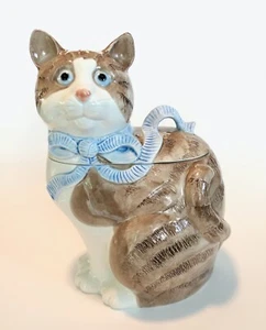 Vtg 80s lillian vernan cat cookie jar - Picture 1 of 11