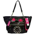 NWT Betsey Johnson Black Hold Please Rotary Phone Faux Leather Tote Shoulder Bag