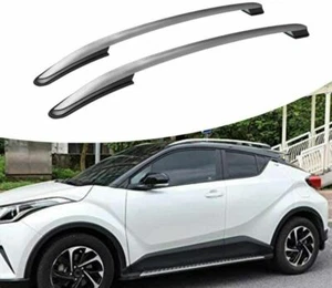 2Pcs Fits for 2017-2022 C-HR CHR Aluminum Roof Rail Racks Side Rail Bar - Picture 1 of 5