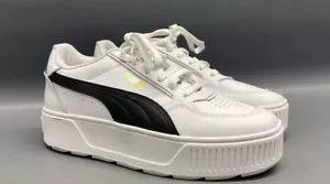 PUMA Women's White/Black Platform Sneakers Size 8 (387212-02) - Picture 1 of 6