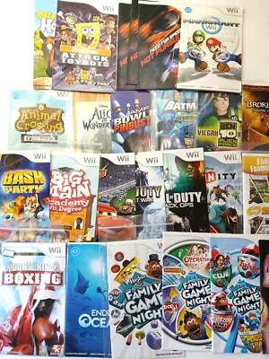 Folletos/SOLO MANUALES para Nintendo Wii - Tú eliges - Zelda, Dragon, Mario, Kirby Foto 1 de 4