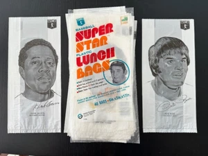 1976 MLB Super Star Lunch Bags, Safelon, Package of 40, Pete Rose, Hank Aaron+ - Picture 1 of 1