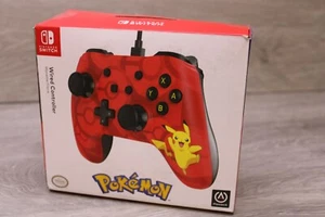 PowerA Nintendo Switch Pokemon Pikachu WIRED Controller - RED - with Cable - Picture 1 of 6
