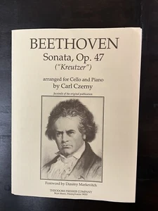 Beethoven: Sonata, Op. 47 "Kreutzer" arranged for Cello and Piano by Carl Czerny - Picture 1 of 1