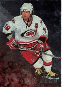 1998 Be a Player #25 Robert Kron Carolina Hurricanes