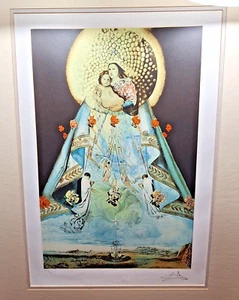 Salvador Dalí Virgen de Guadalupe Litografía Firmada Raro Artista Prueba - Imagen 1 de 22