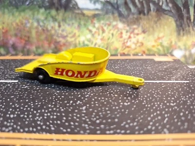 Remolque Matchbox Series #38 1967 Lesney Honda para motocicletas (solo remolque) bonito Foto 1 de 4