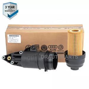 OEM Engine Oil Filter Housing Assembly For Audi A4 A6 A7 VW Touareg 2.8 3.0 3.2L - Picture 1 of 9