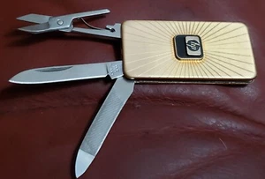 Hewlett Packard goldgefüllte Geldklammer mit 14k Abzeichen Emblem HP 10c 11c 15c 16c - Bild 1 von 10