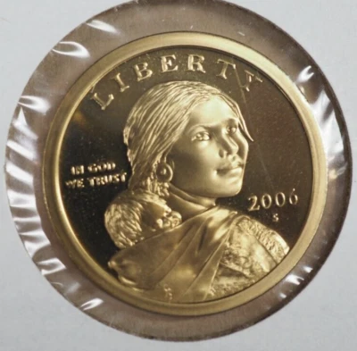 2006 S  Native  American  Sacagawea  Proof  Dollar - FREE SHIPPING! - Image 1 of 2
