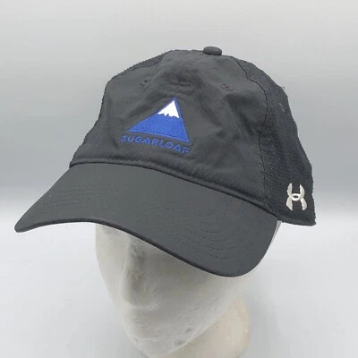 Under Armour Sugarloaf 山地滑雪高尔夫棒球贴合黑色帽子 L/XL 码 — 第 1/4 张图片