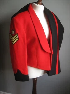 British Army Uniform Colour Sergeant infantry mess dress 40 42 jacket 2003 red - Picture 1 of 12