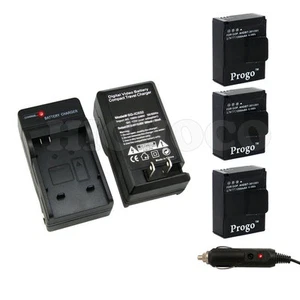 Batería Progo 3 + Cargador para cámara GoPro HD Hero 3 HERO3 AHDBT-201 AHDBT-301 - Imagen 1 de 1