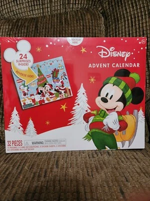 Disney Classic Advent Calendar 24 Surprises Inside! 32 Pieces  - Image 1 of 4