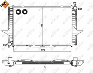 NEW NRF ENGINE COOLING RADIATOR OE QUALITY REPLACEMENT 58342 - Picture 1 of 4