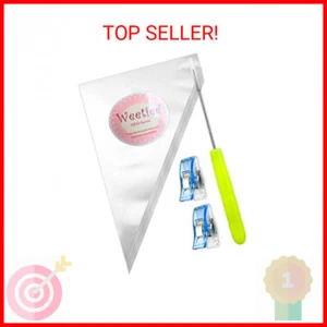 Tipless Piping Bags - 100pcs 12-Inch Disposable Piping Pastry Bag for Royal Icin - Picture 1 of 2