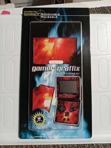 Gamer Graffix Nintendo GAMEBOY ADVANCE SP GBA Skin RED GALAXY EXPLOSION PATTERN - Picture 1 of 4