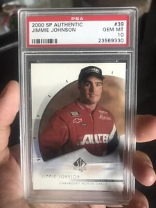 2000 SP Jimmie Johnson PSA 10 Rookie Card - Picture 1 of 2