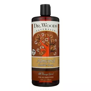 Dr. Woods Pure Castile Soap Almond - 32 fl oz - Picture 1 of 2