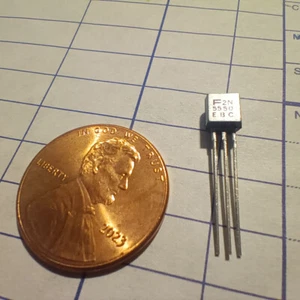 F2N 5550 EBC Transistors 10pcs (many more available, sold in sets of 10) - Picture 1 of 5