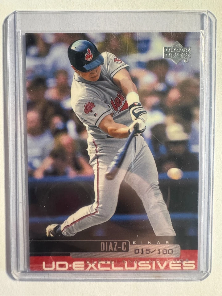 K318,065 - 2000 Upper Deck Exclusives Silver #96 Einar Diaz #/100 - Image 1 of 1