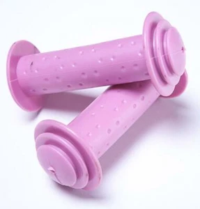 Par de empuñaduras de manillar para bicicleta/bicicleta estilo hongo de 105 mm para niños - lila - Imagen 1 de 1