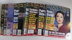 Lot of 10 Star Trek The Magazine Lot Mags Takei Roddenberry Combs with wood case