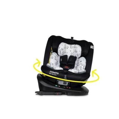 Cosatto Get Set Gro i Gr. 360 Rotate 0+123 Autositz in Foxed Birth - 150cm