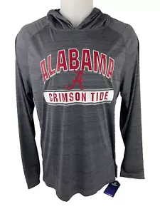 University Of Alabama Men XL Performance Hoodie Gray NWT Crimson Tide - Picture 1 of 7