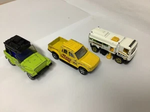Retro, Spielzeug Streichholzschachtel Restposten x3 Ford Explorer, Straßenreiniger, Jeep Wrangler (h) B) - Bild 1 von 5
