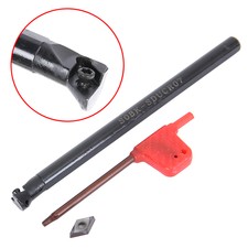 S08K-SDUCR07 Boring Bar + Lathe Tuening Tool DCMT0702 Carbide Insert + Wrench