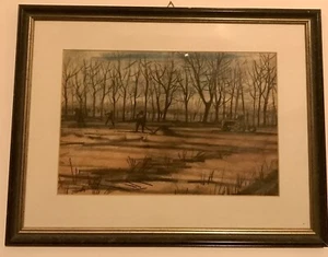 PINO PONTI (1905-1999) QUADRO Carboncino su Carta - Bild 1 von 4