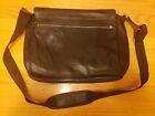 Vintage Levenger Black Soft Leather Crossbody Messenger Bag In Good Condition
