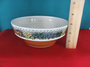 Tazón para servir Goebel Country Borgoña Porcelana Baviera W. Alemania - 7-1/4 - Imagen 1 de 7