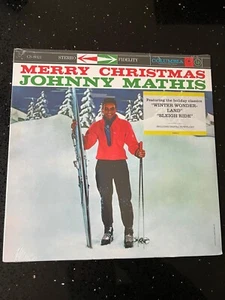 Johnny Mathis Merry Christmas - VINYL LP - NEW SEALED - Picture 1 of 2