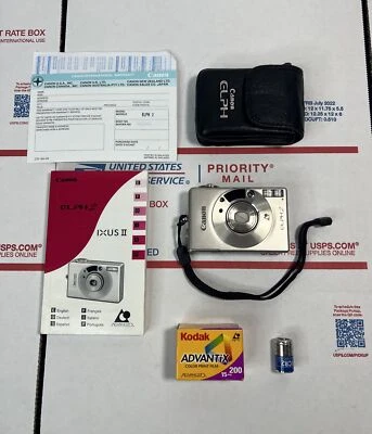 Canon Elph 2 APS Film Camera w/ 23-46mm 4.2-5.6 Zoom Lens - SAME DAY - WARRANTY - Image 1 of 4