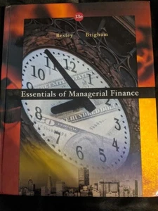 Essentials of Managerial Fin by Besley Hardback Book  - Picture 1 of 4