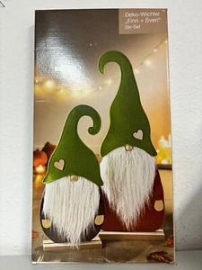 2 Wichtel NEU tolle Deko für den Herbst und Weihnachten 50 + 69 cm gross - Bild 1 von 3