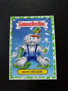 2020 Garbage Pail Kids 35TH Anniversary GREEN 22b RUNNY REGGIE GPK Sticker 