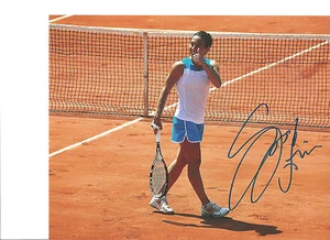 Foto firmada de Francesca Schiavone 8x10 autografiada ITALIA e - Imagen 1 de 1