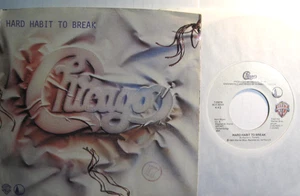 CHICAGO * 45 * Hard Habit To Break * 1984 * UNPLAYED ! 45 with PICTURE SLEEVE PS - Imagen 1 de 2