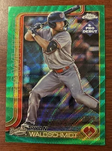 2025 Topps Chrome Pro Debut Ryan Waldschmidt Green Refractor /99 - Diamondbacks - Bild 1 von 2