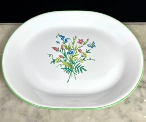 VINTAGE CORELLE "MY GARDEN" 12” PLATTER - WILDFLOWER & BUTTERFLY Hard To Find - Picture 1 of 8