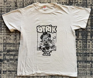Vintage 90s Strik IX Taking A Lethal Dose T-Shirt Gr. M Band Tee Metal Hardcore - Bild 1 von 8