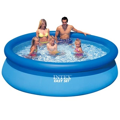 INTEX Quick Up Swimming Pool 366x76cm Schwimmbecken Planschbecken Blau - Bild 1 von 2