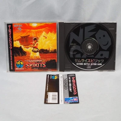 SAMURAI SPIRITS 1 / SAMURAI SHODOWN 1 Neo Geo CD Tested SNK Original Case - Image 1 of 4