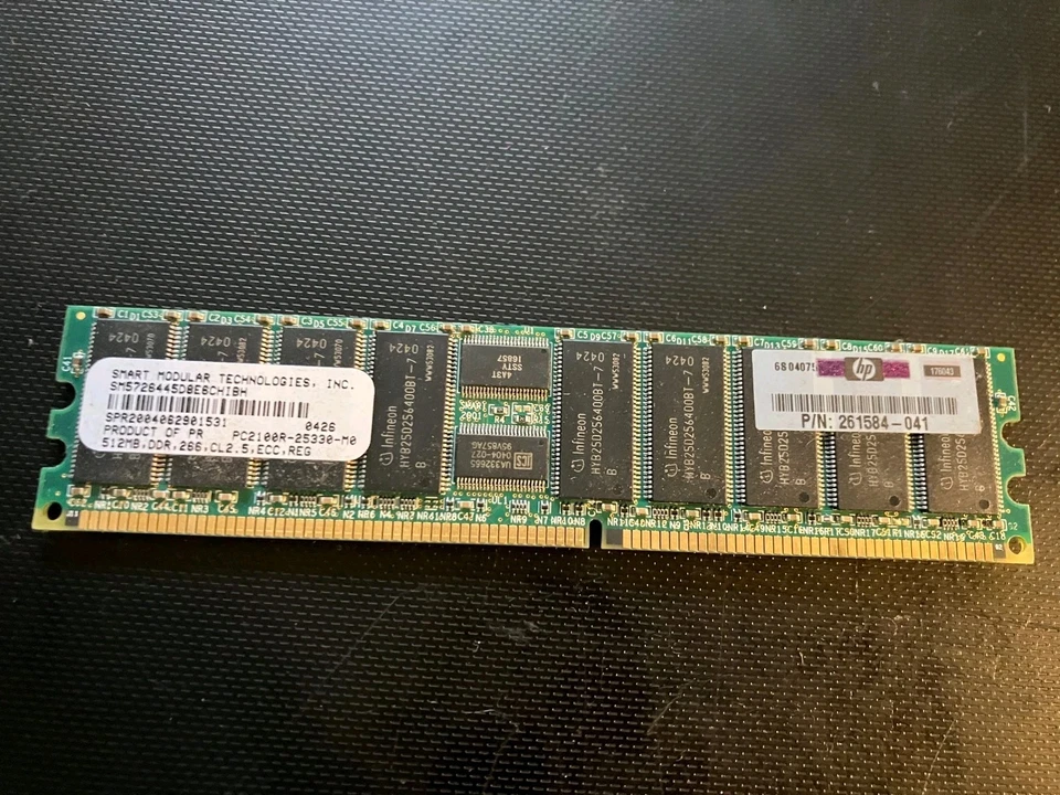 512 MB .DOR.266.CL2.5.ECC.REG - Image 1 of 1